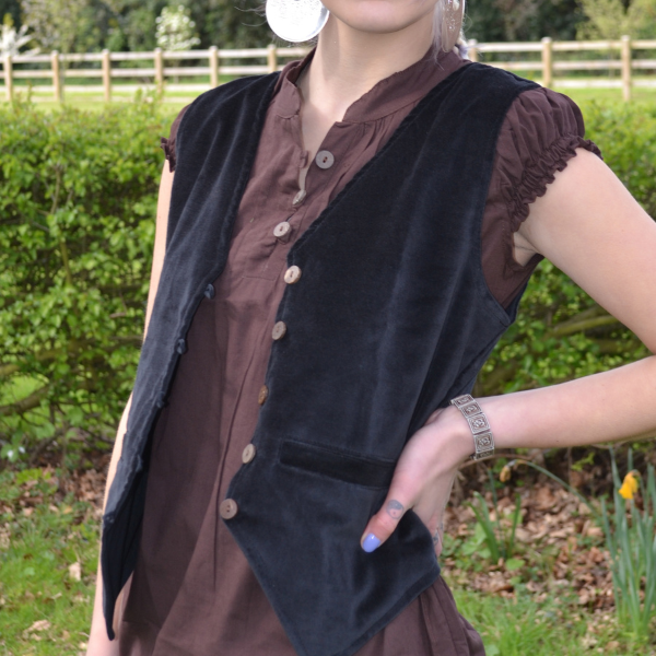 Fair Trade Velvet Waistcoat