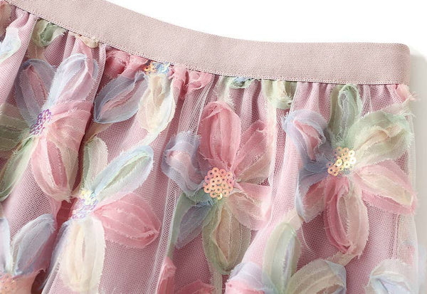 Sequins Petal Skirt