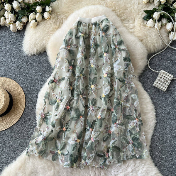 Sequins Petal Skirt