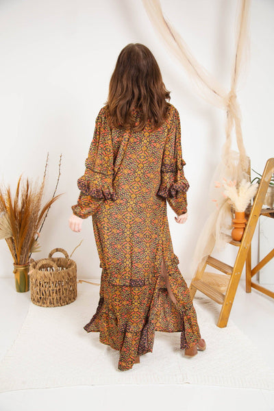 Boho Long Sleeve Maxi