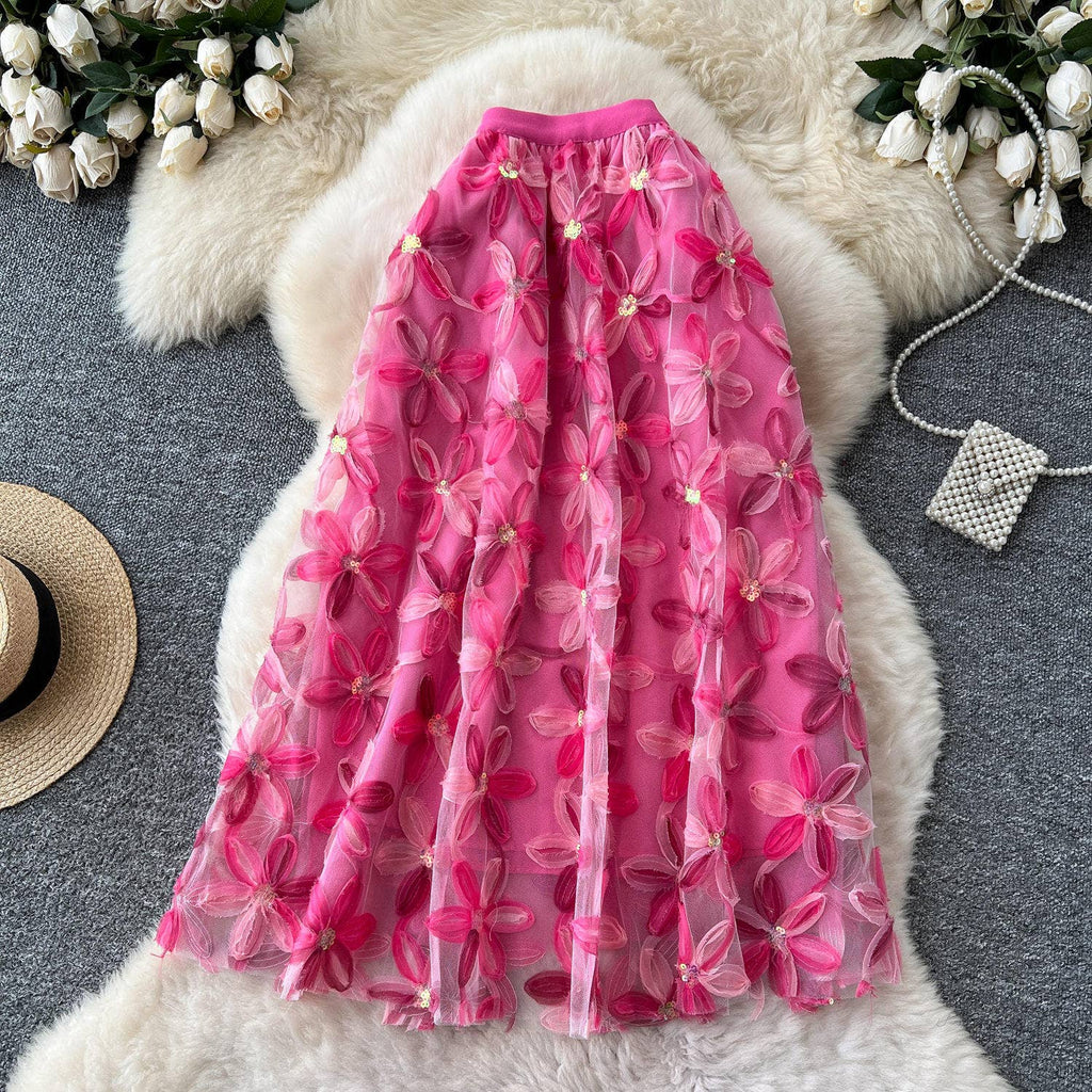 Sequins Petal Skirt