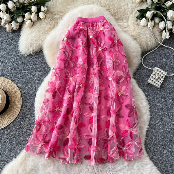 Sequins Petal Skirt