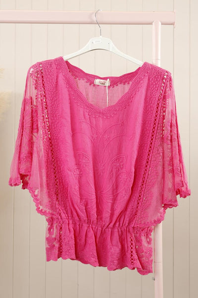Cotton Embroidered Top