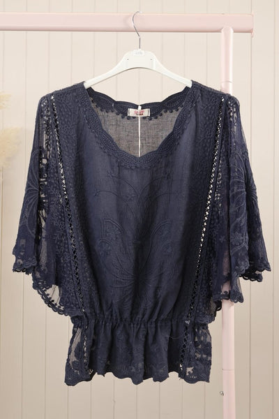 Cotton Embroidered Top