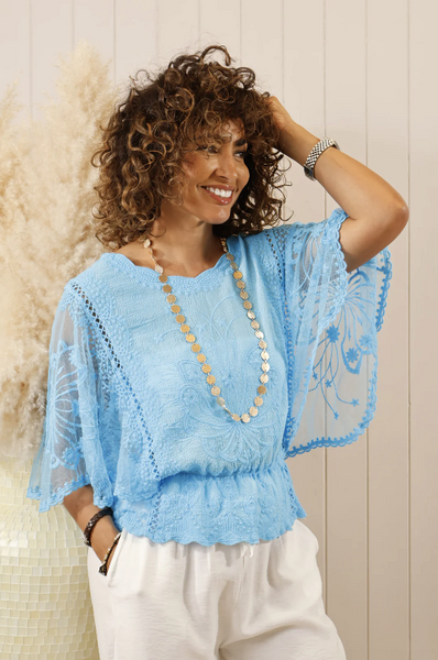 Cotton Embroidered Top