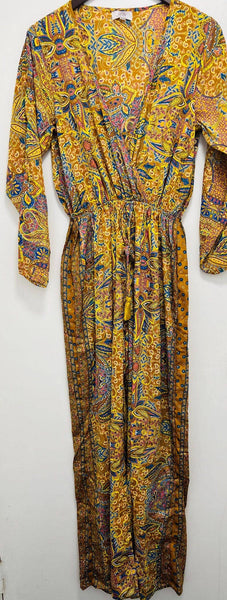 Boho Paisley Jumpsuit with Pockets | Wide Leg Jumpsuit