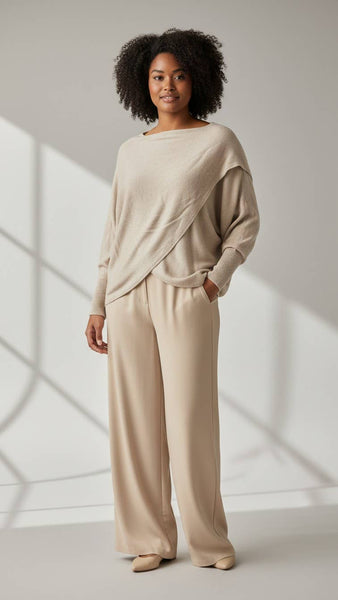 Cozy Deluxe Cashmere Crossover Knit