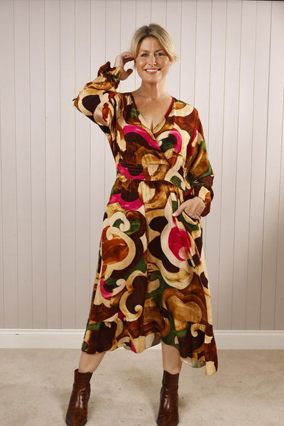 Autumn 2025 Swirl Dress from Goose Island