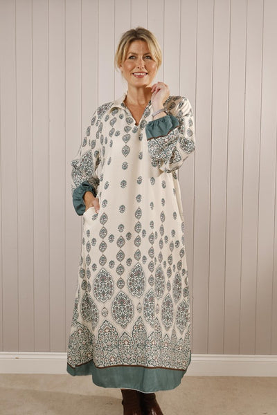 Autumn 2025 - Mandarin V neck dress from Goose Island