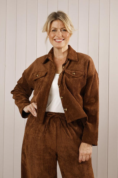 Autumn 2025 Cord Button Jacket
