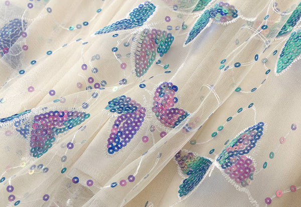 Sparkling Butterfly Dreams Mesh Skirts SK213
