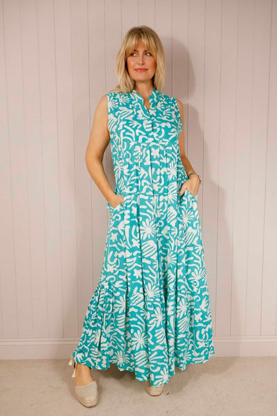 Abstract Print Maxi