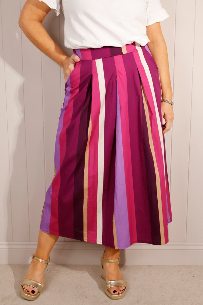 Striped Cotton Skirt from Goose Island