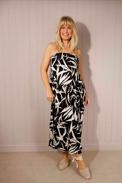 Dress - Strapless Shirred Bust