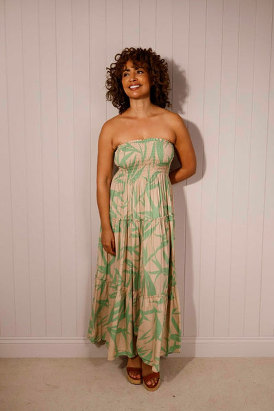 Dress - Strapless Shirred Bust