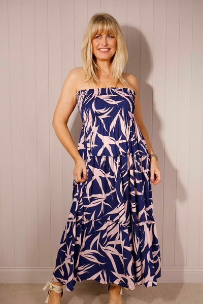 Dress - Strapless Shirred Bust