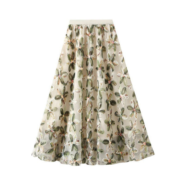 Sequins Petal Skirt