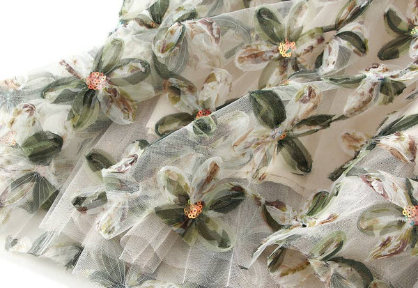Sequins Petal Skirt