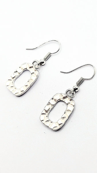 Abstract Square Necklace & Earrings Set