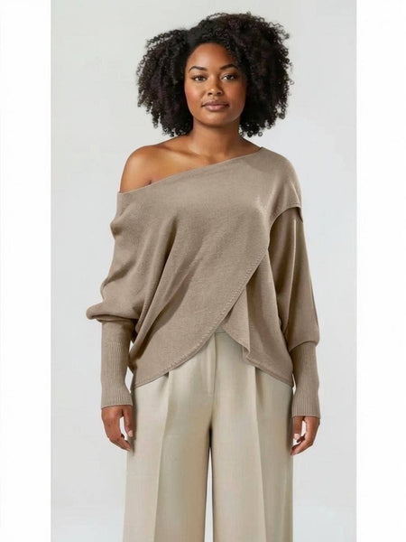 Cozy Deluxe Cashmere Crossover Knit
