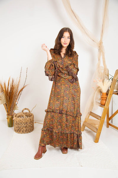 Boho Long Sleeve Maxi