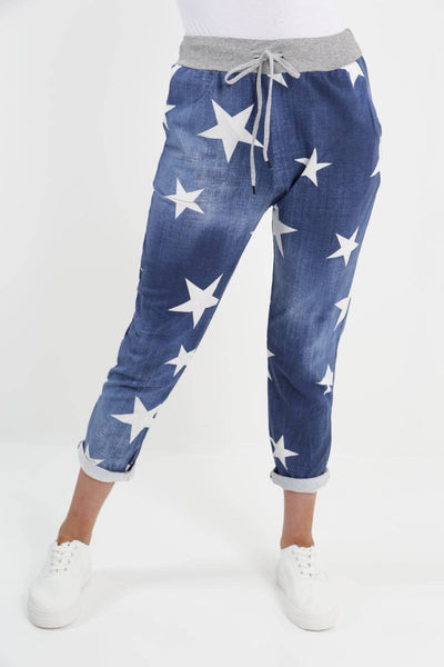 Italian Star Print Trouser