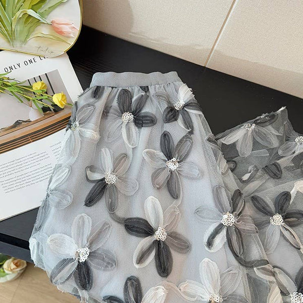 Sequins Petal Skirt