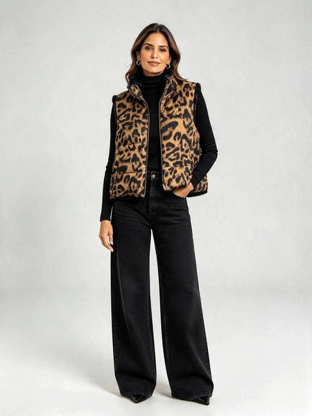 Faux Fur Reversible Waistcoat