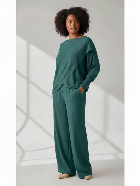 Cozy Deluxe Cashmere Crossover Knit