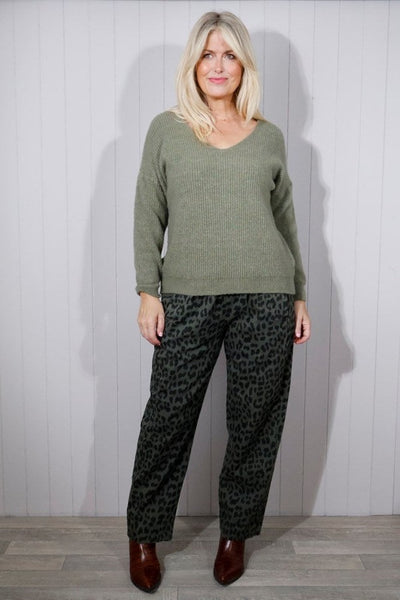 Animal Print Trousers
