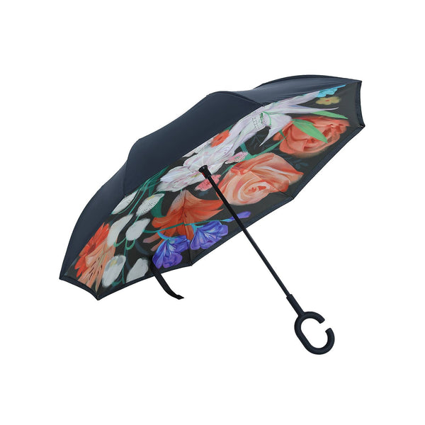 Floral Symphony Reversable Umbrella
