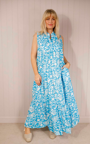 Abstract Print Maxi