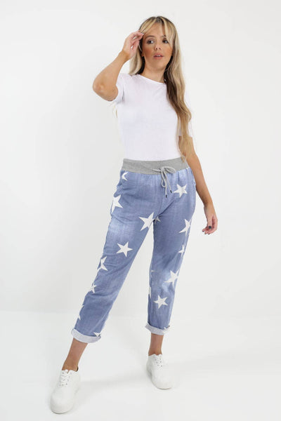 Italian Star Print Trouser