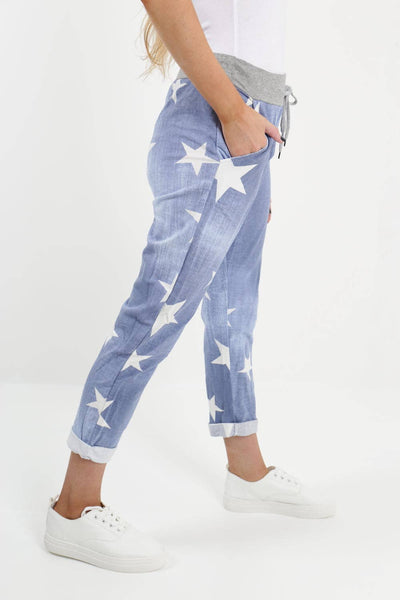 Italian Star Print Trouser