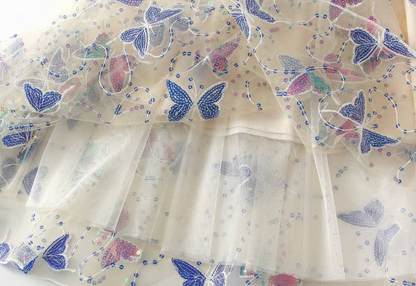 Sparkling Butterfly Dreams Mesh Skirts SK213