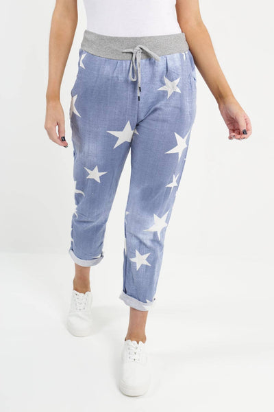 Italian Star Print Trouser