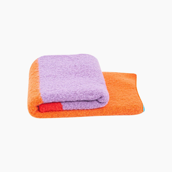 Colour Block Heavyweight Scarf in Multi