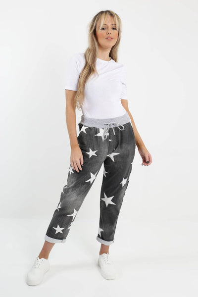 Italian Star Print Trouser