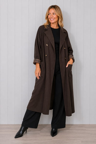 Cord Button Coat