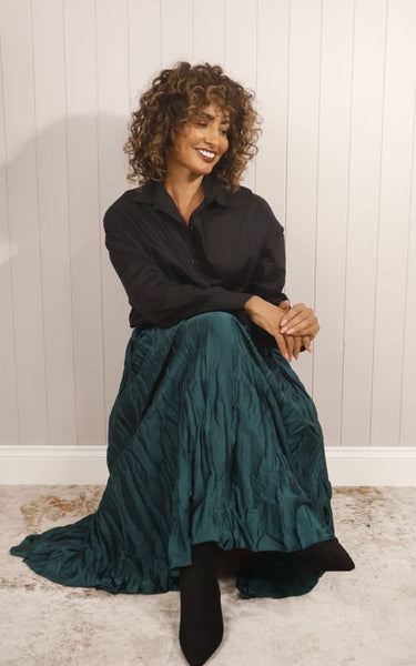 Crinkle Satin Look Skirt from Goose Island collection