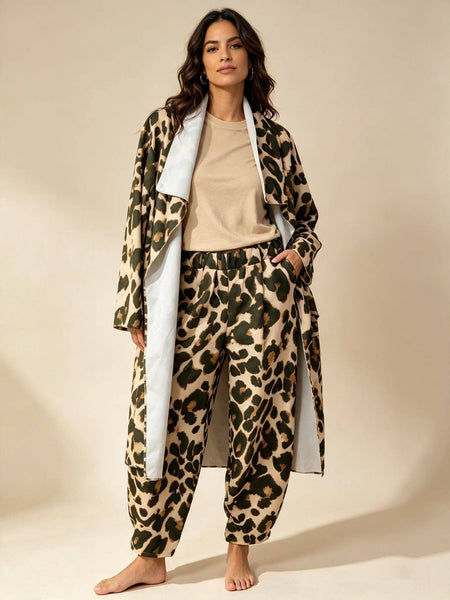The Jaguar Print Barrel leg trouser