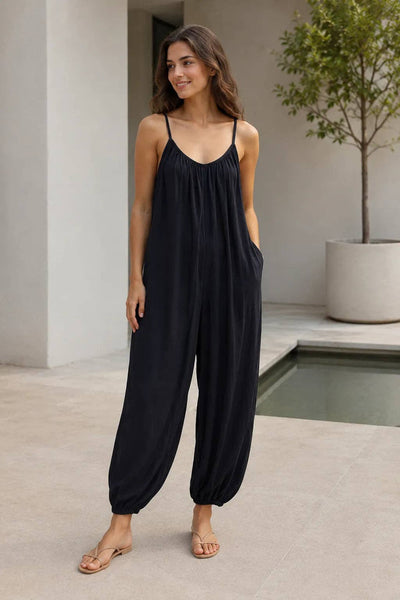 Italian Strappy Harem Jumpsuit