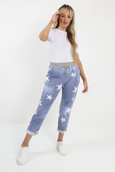 Italian Star Print Trouser