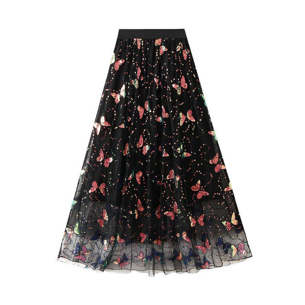 Sparkling Butterfly Dreams Mesh Skirts SK213