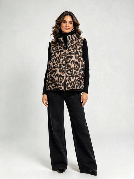 Faux Fur Reversible Waistcoat