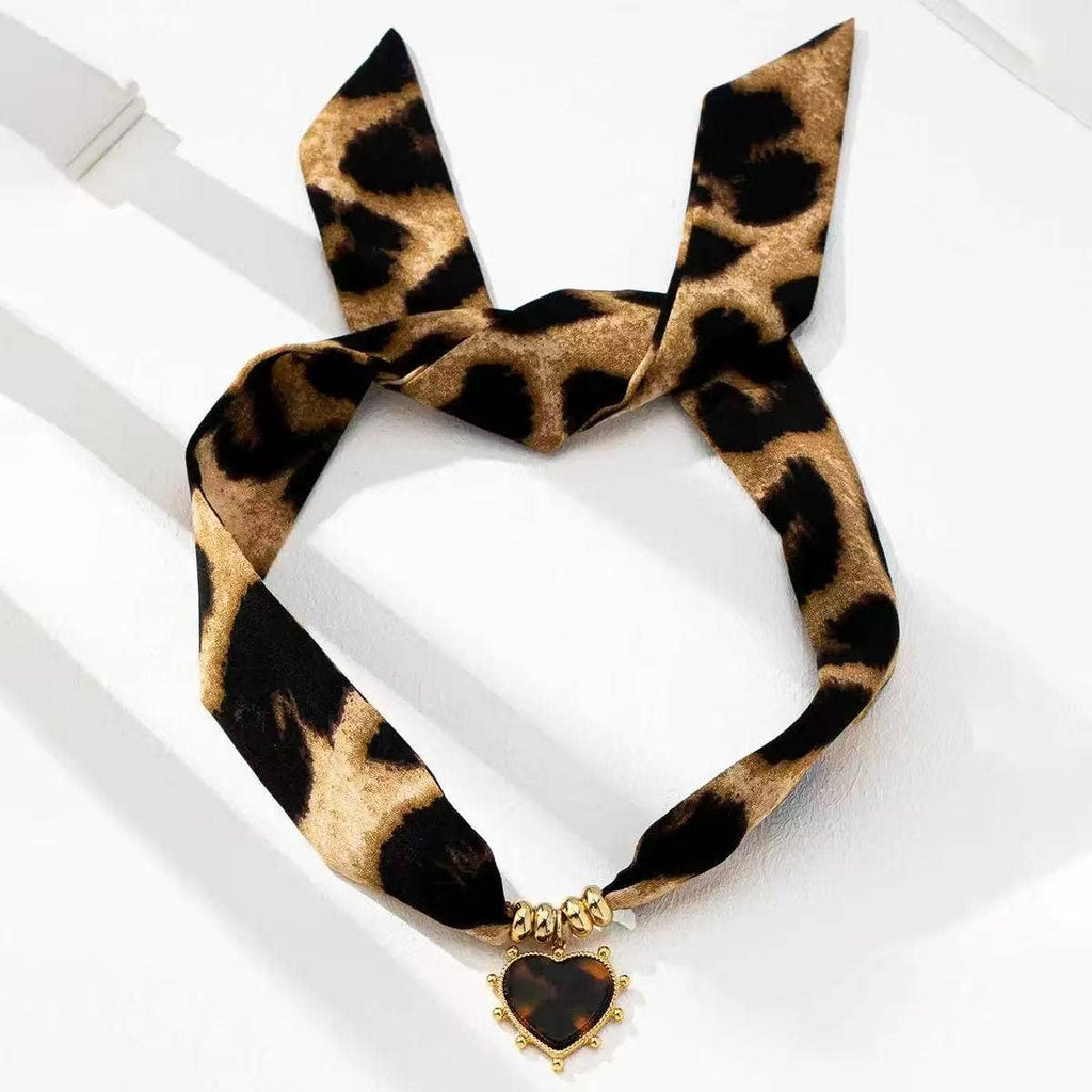 Wild Heart Leopard Choker Necklace