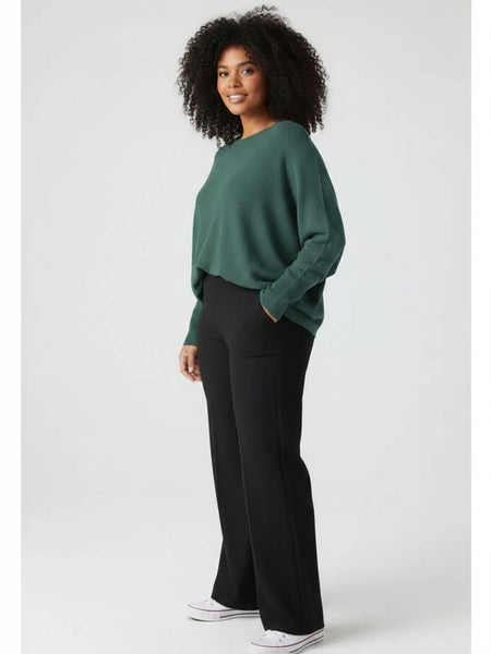 Cozy Soft Pearl Back Batwing Knit