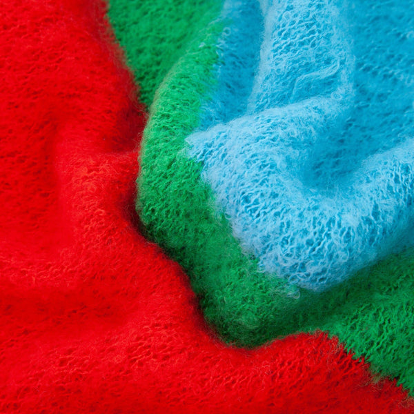 Colour Block Heavyweight Scarf in Multi