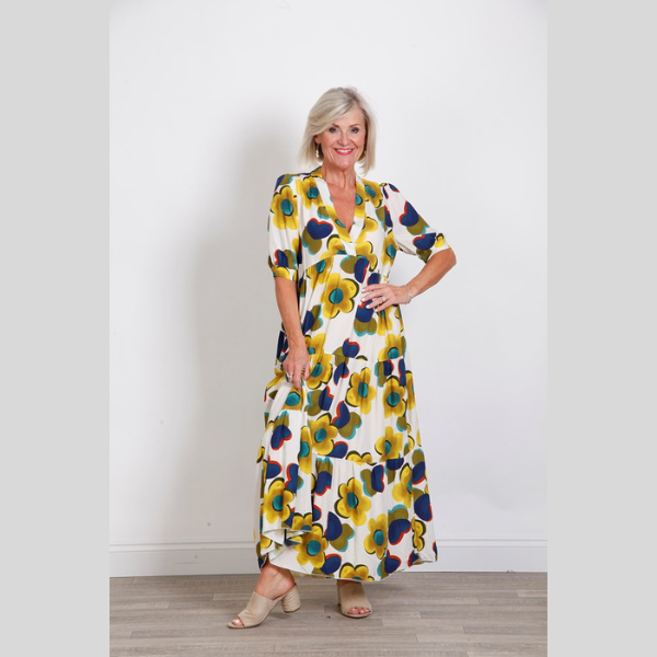 SALE - Maxi dress with floral print