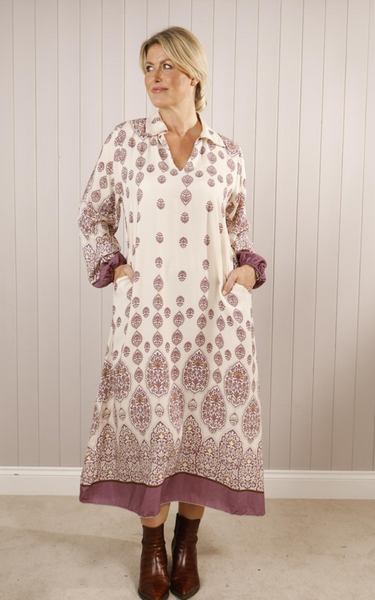 Autumn 2025 - Mandarin V neck dress from Goose Island